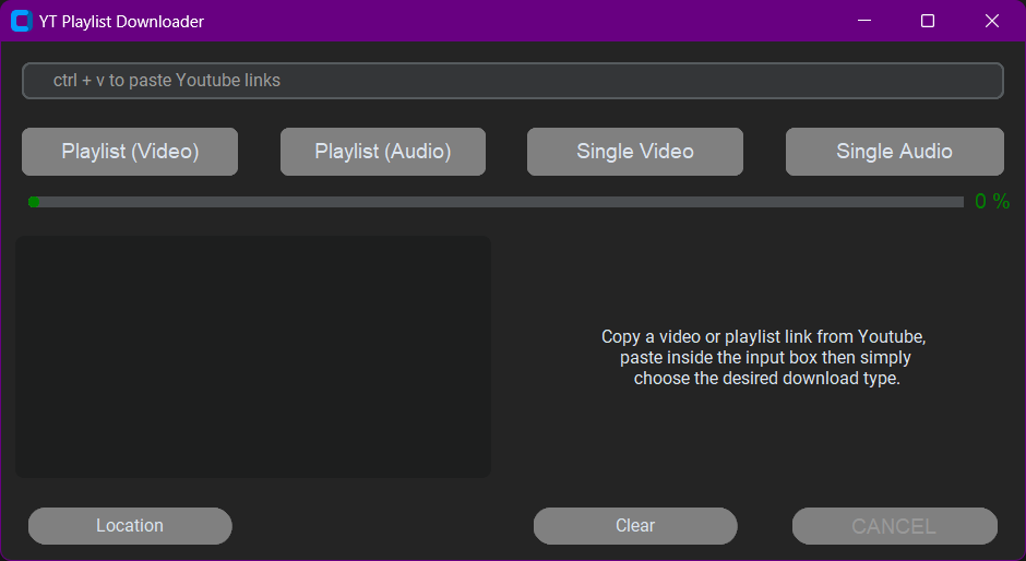 Youtube Downloader Screen shot